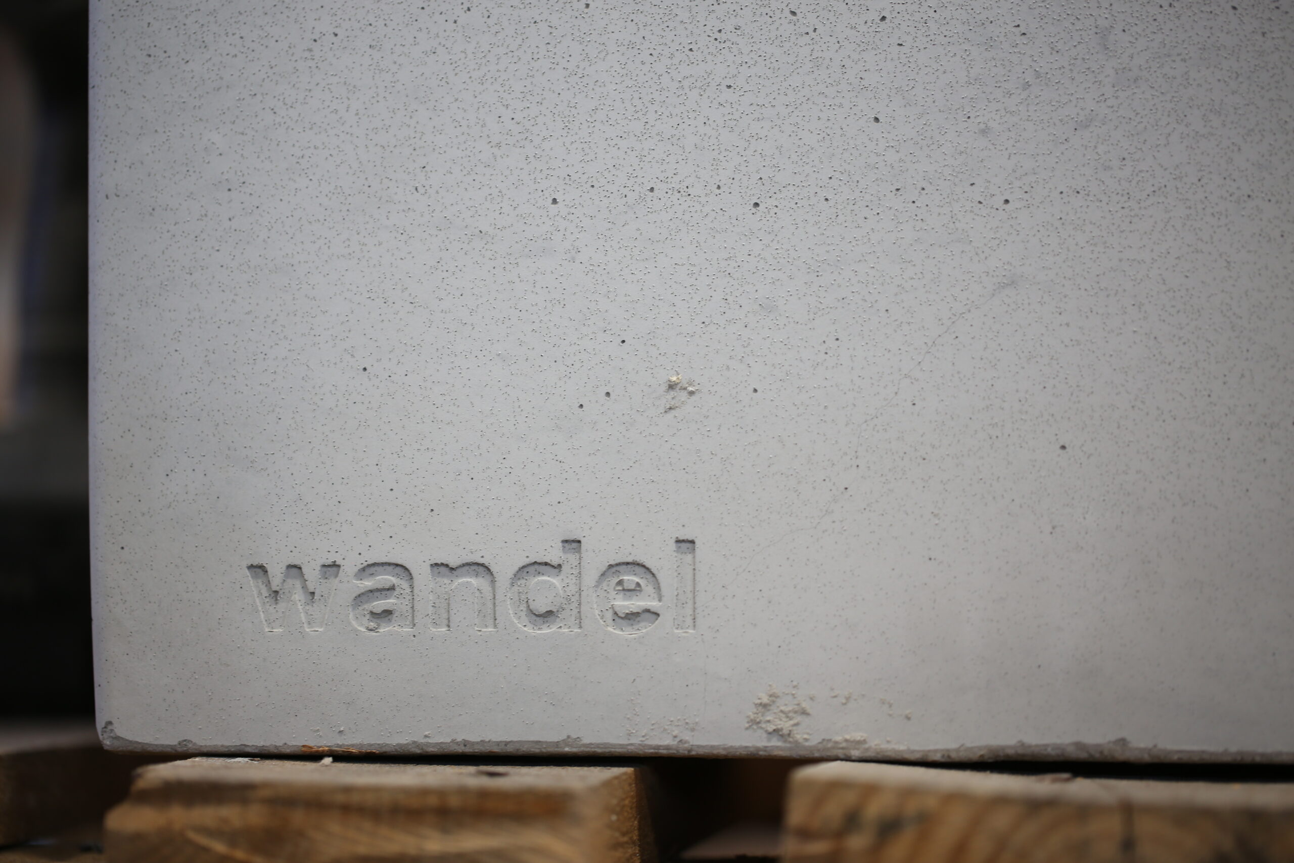 Béton apparent dans la production Wandel